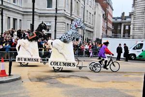 londres en el reino unido en junio de 2022. una vista del desfile del jubileo de platino foto