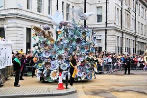 londres en el reino unido en junio de 2022. una vista del desfile del jubileo de platino foto