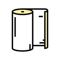 paper roll color icon vector illustration