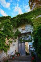 puerta de villa cimbrone, ravello, italia foto