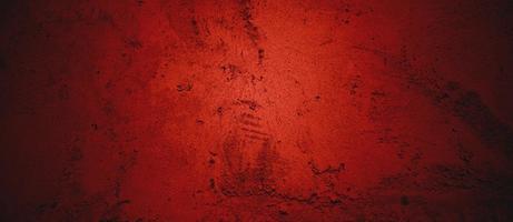 Dark red Wall Texture Background. Halloween background scary. Red and Black grunge background with scratches photo