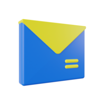 Mail 3D Illustration png