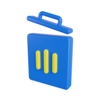 Trash 3D Illustration png