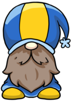 cute cartoon gnome colorful character png