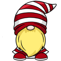 personnage coloré de gnome de dessin animé mignon png