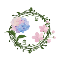 blossom wreath cartoon png