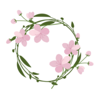 caricature de couronne de fleurs png