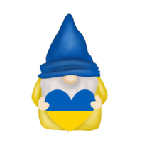 Ukraine Gnome Iove peace png