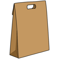 bolsa de papel de la tienda y grandes almacenes png