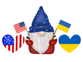 se tenir avec le gnome de l'ukraine png