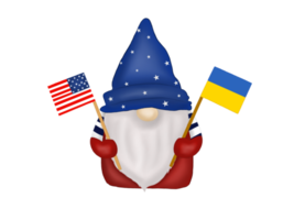 se tenir avec le gnome de l'ukraine png