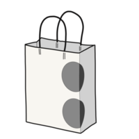 Paper Shopping Bag from Shop and department store png