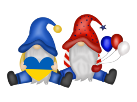 se tenir avec le gnome de l'ukraine png