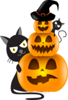 elementi di halloween png trasparente