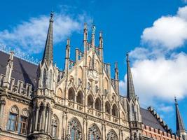 nuevo ayuntamiento, neues rathaus, en munich, alemania foto