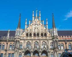 nuevo ayuntamiento, neues rathaus, en munich, alemania foto