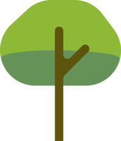 Simplicity tree flat design. png