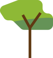 diseño plano de árbol de simplicidad. png