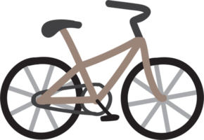 uit de vrije hand doodle tekening van een fiets. png