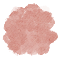 círculo de fundo de mancha de tinta em aquarela cor de natureza rosa