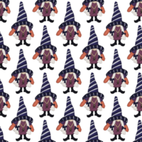 halloween Gnome pattern png