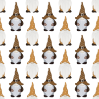 halloween Gnome pattern png