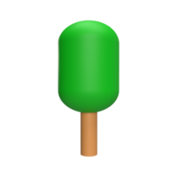 3D-Baum. gerenderte Objektillustration png