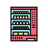 vending machine candy color icon vector illustration