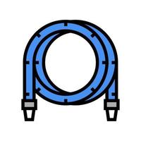 filtrate pool hose color icon vector illustration