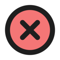 No flat color outline icon png