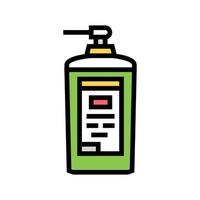 concentrated detergent with dispenser color icon vector illustration