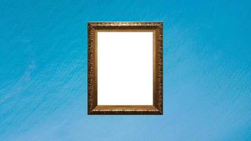 picture frame on the sea background ,empty space ,Available space for a variety of applications photo