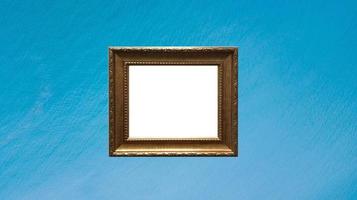 picture frame on the sea background ,empty space ,Available space for a variety of applications photo