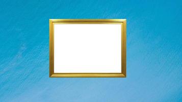 picture frame on the sea background ,empty space ,Available space for a variety of applications photo