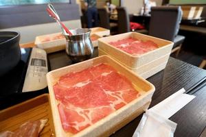 Raw Slice Pork photo