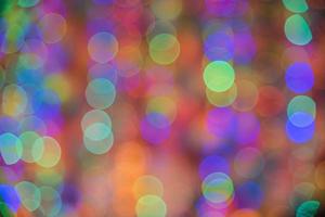 Abstract colorful circular bokeh. photo