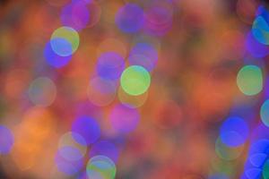 Abstract colorful circular bokeh. photo