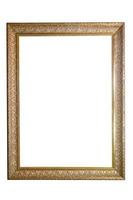 Wooden frame isolated. photo