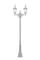 Street light pole isolated. photo