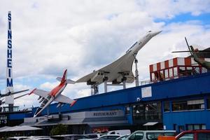 SINSHEIM, GERMANY - MAI 2022 Concorde F-BVFB and Aero L-39 Albatros photo