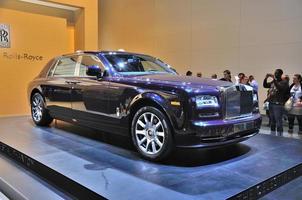 FRANKFURT - SEPT 14 Rolls-Royce Phantom presented as world premiere at the 65th IAA Internationale Automobil Ausstellung on September 14, 2013 in Frankfurt, Germany photo