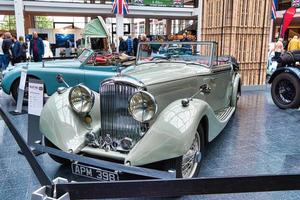 FRIEDRICHSHAFEN - MAY 2019 beige BENTLEY DERBY TOURER 1937 cabrio roadster at Motorworld Classics Bodensee on May 11, 2019 in Friedrichshafen, Germany photo