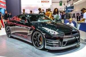 FRANKFURT - SEPT 2015 Nissan GT-R presented at IAA Internationa photo