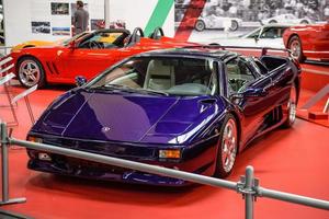 SINSHEIM, GERMANY - MAI 2022 violet purple Lamborghini Diablo VT Roadster photo