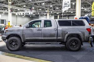 MOSCOW - AUG 2016 Toyota Tundra 4x4 presented at MIAS Moscow International Automobile Salon on August 20, 2016 in Moscow, Russia photo