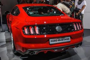 frankfurt - sept 2015 ford mustang presentado en iaa internacional foto