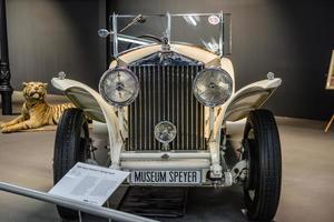 SINSHEIM, GERMANY - MAI 2022 white Rolls-Royce Phantom II 2 Boattail Tourer 1933 photo