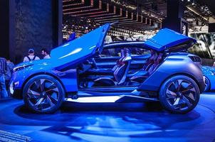 FRANKFURT - SEPT 2015 Peugeot Quartz Concept presented at IAA I photo