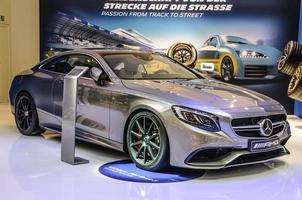 frankfurt - sept 2015 mercedes-benz c 63 amg presentado en iaa i foto