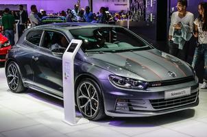 frankfurt - sept 2015 volkswagen vw scirocco gts presentado en i foto